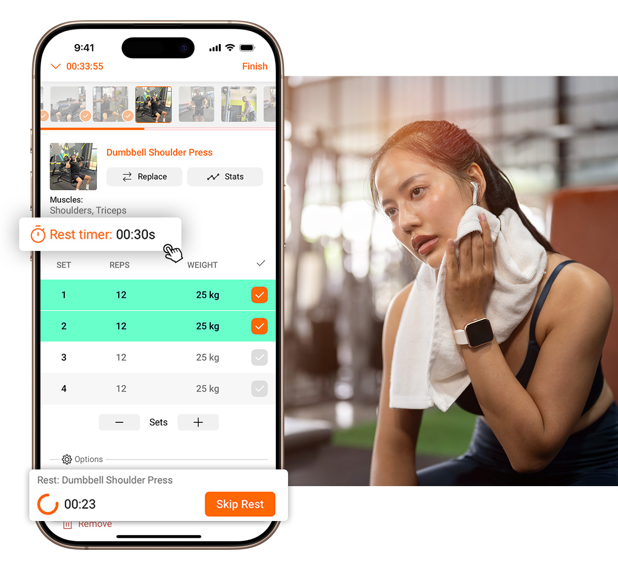 Auto-Start Between Sets
